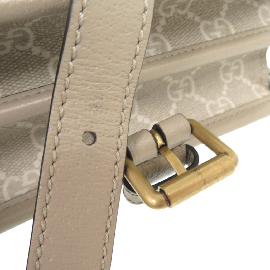 Gucci Beige Gg Supreme Shoulder Bag (Pre-Owned)
