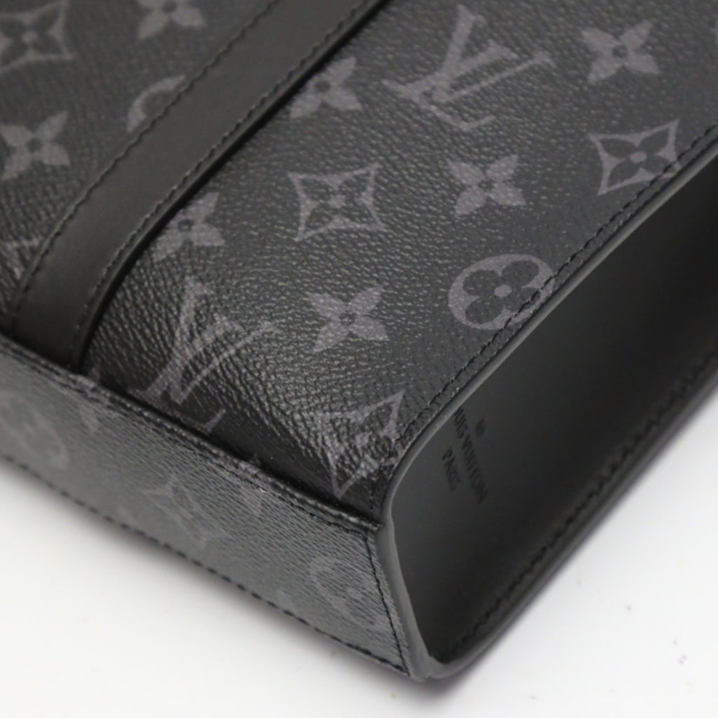 Louis Vuitton Black Monogram Eclipse Canvas Shoulder Bag Tote Bag (Pre-Owned)
