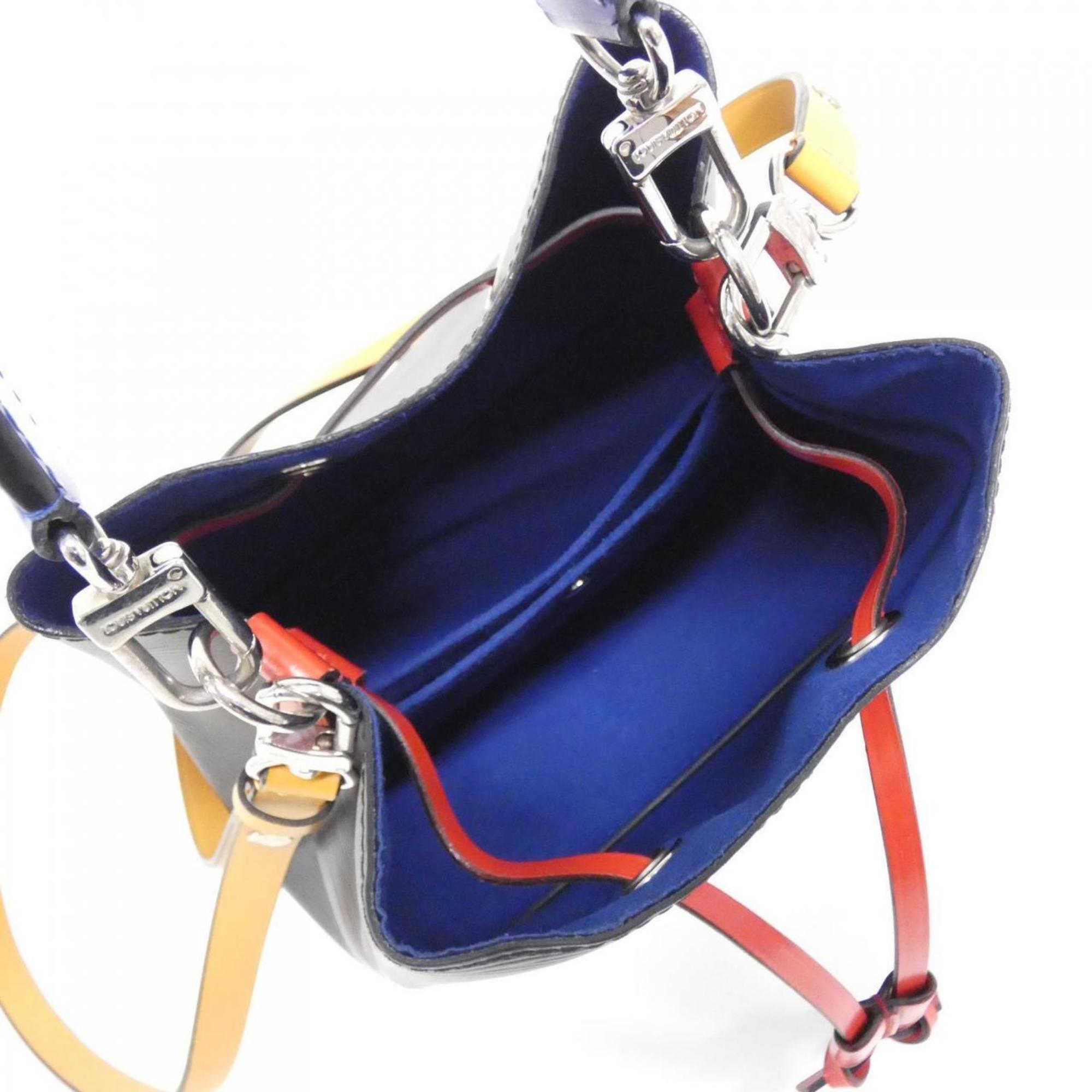 Louis Vuitton Noir Saffron Leather Shoulder Bag (Pre-Owned)