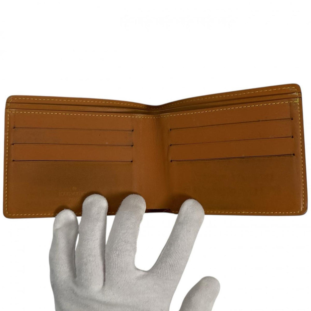 Louis Vuitton Nomad Brown Leather Wallet (Bi-Fold) (Pre-Owned)