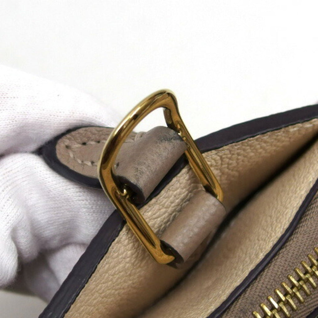 Louis Vuitton Gray Beige Grayish Monogram Empreinte Leather Handbag Shoulder Bag Tote Bag (Pre-Owned)