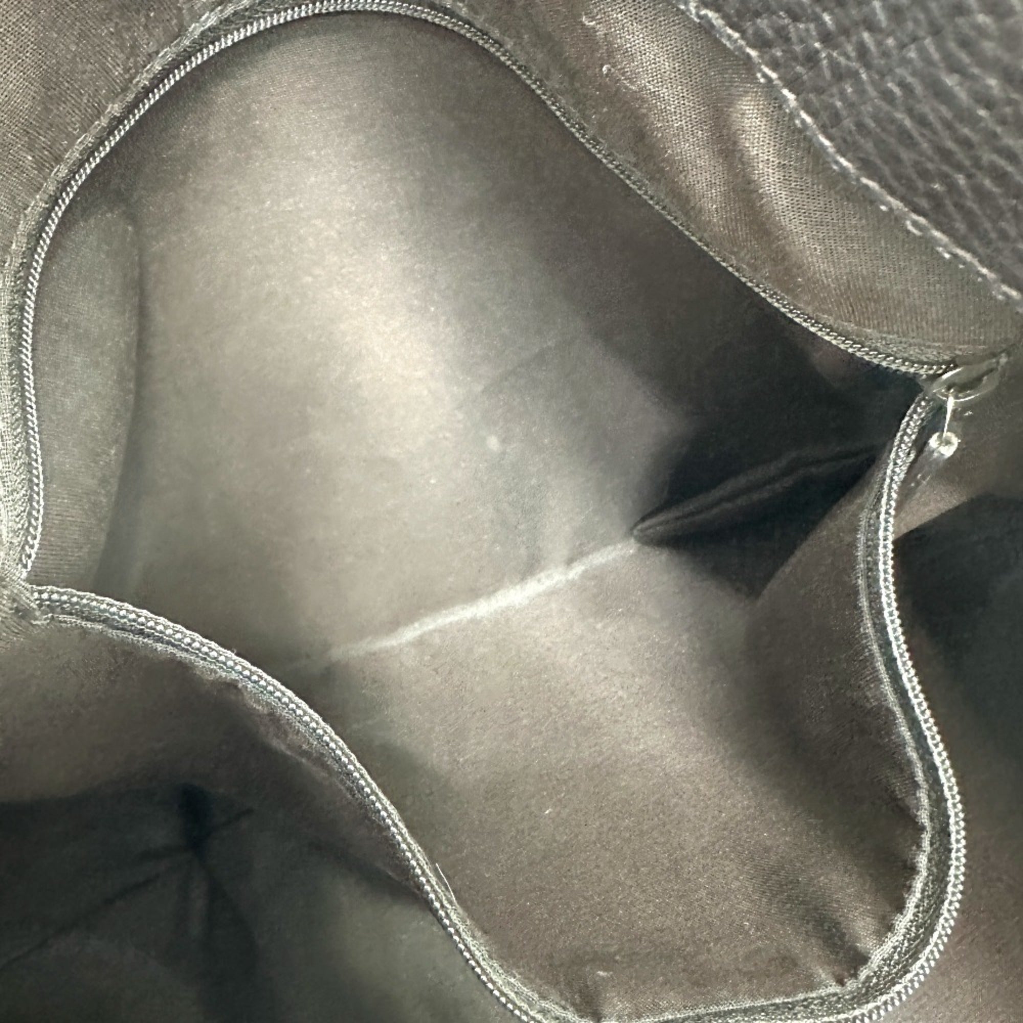 Gucci Beige Canvas Leather Shoulder Bag Tote Bag (Pre-Owned)