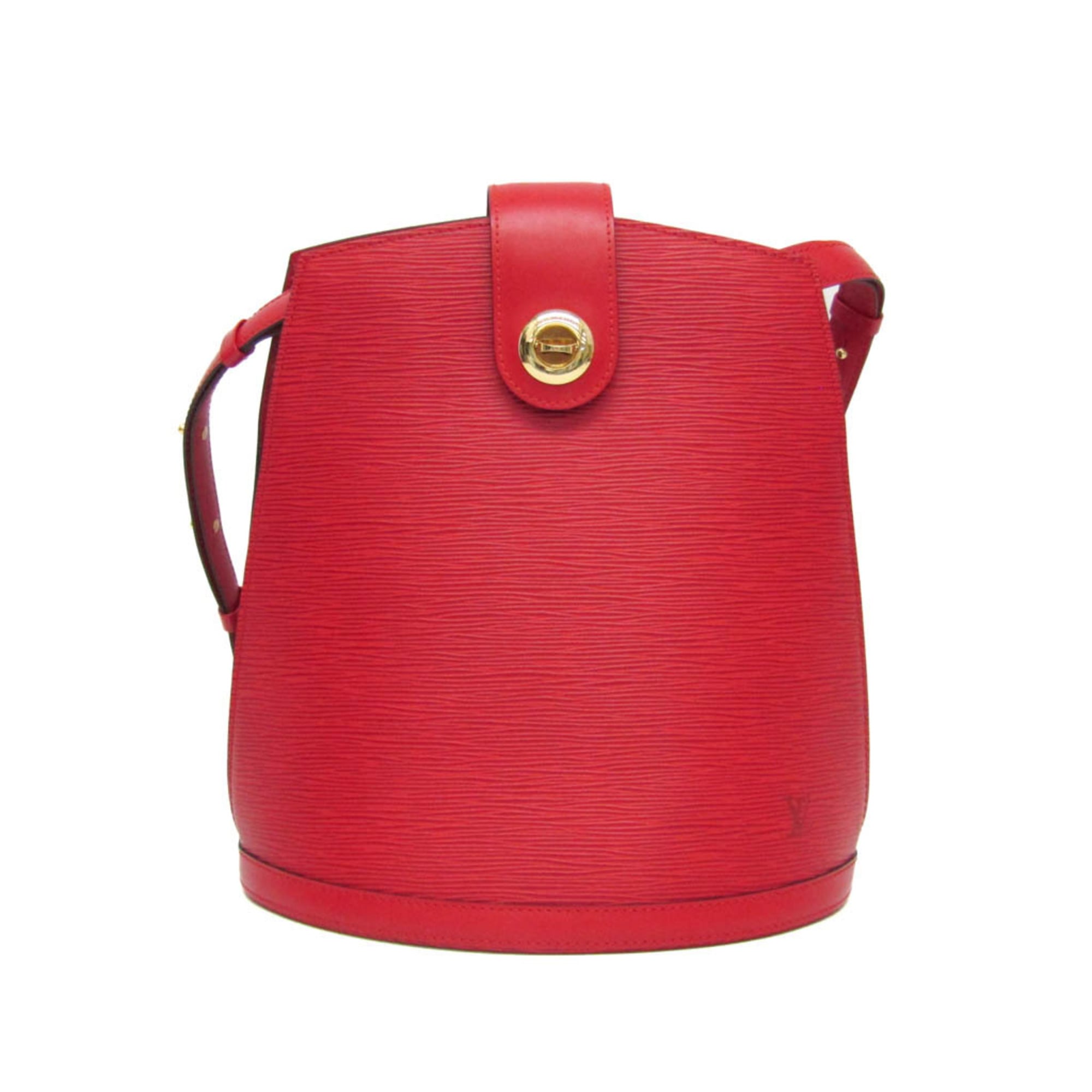 Louis Vuitton Cluny Shoulder Bag Epi Leather Red Leather Shoulder Bag Bag (Pre-Owned)
