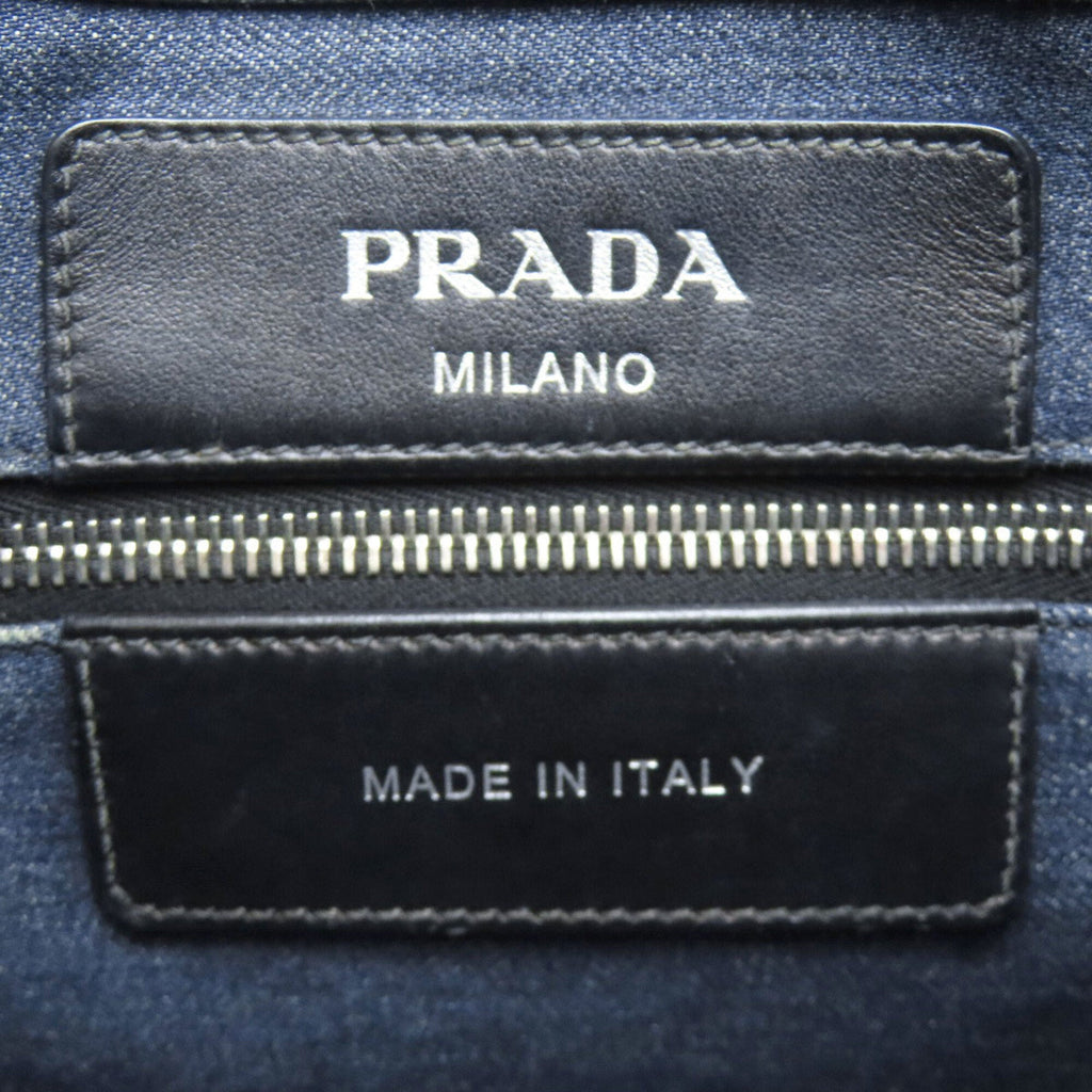 Prada Blue Denim Tote Bag (Pre-Owned)