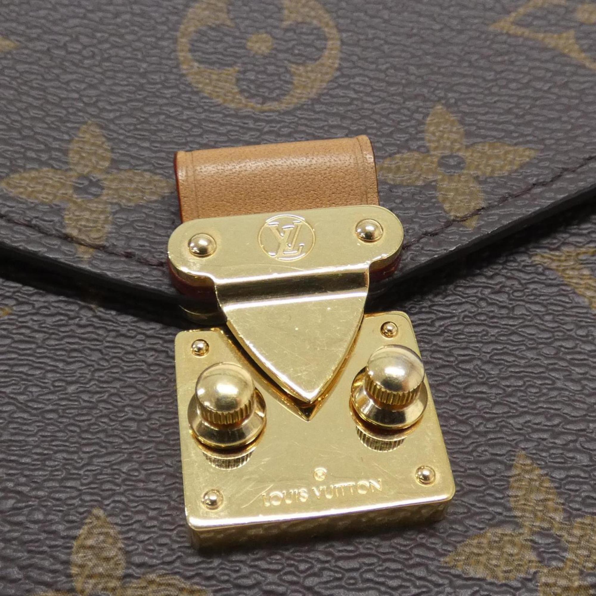 Louis Vuitton Marron Coated Canvas Shoulder Bag (Pre-Owned)