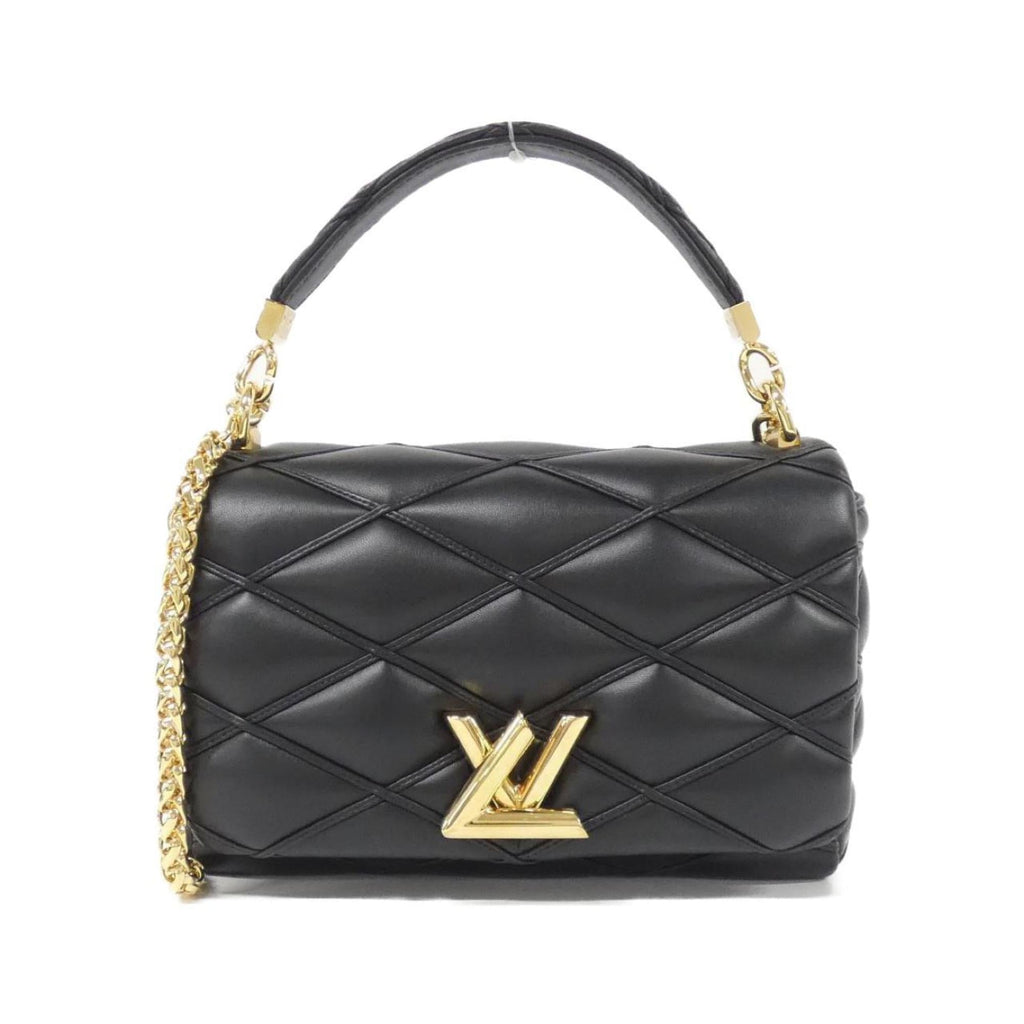 Louis Vuitton Black Leather Shoulder Bag (Pre-Owned)