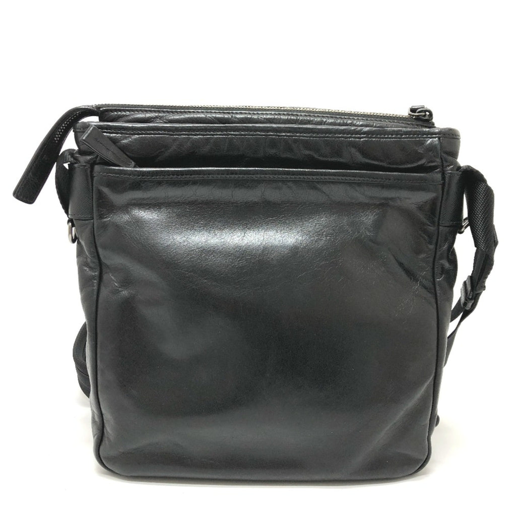 Prada Black Leather Shoulder Bag (Pre-Owned)