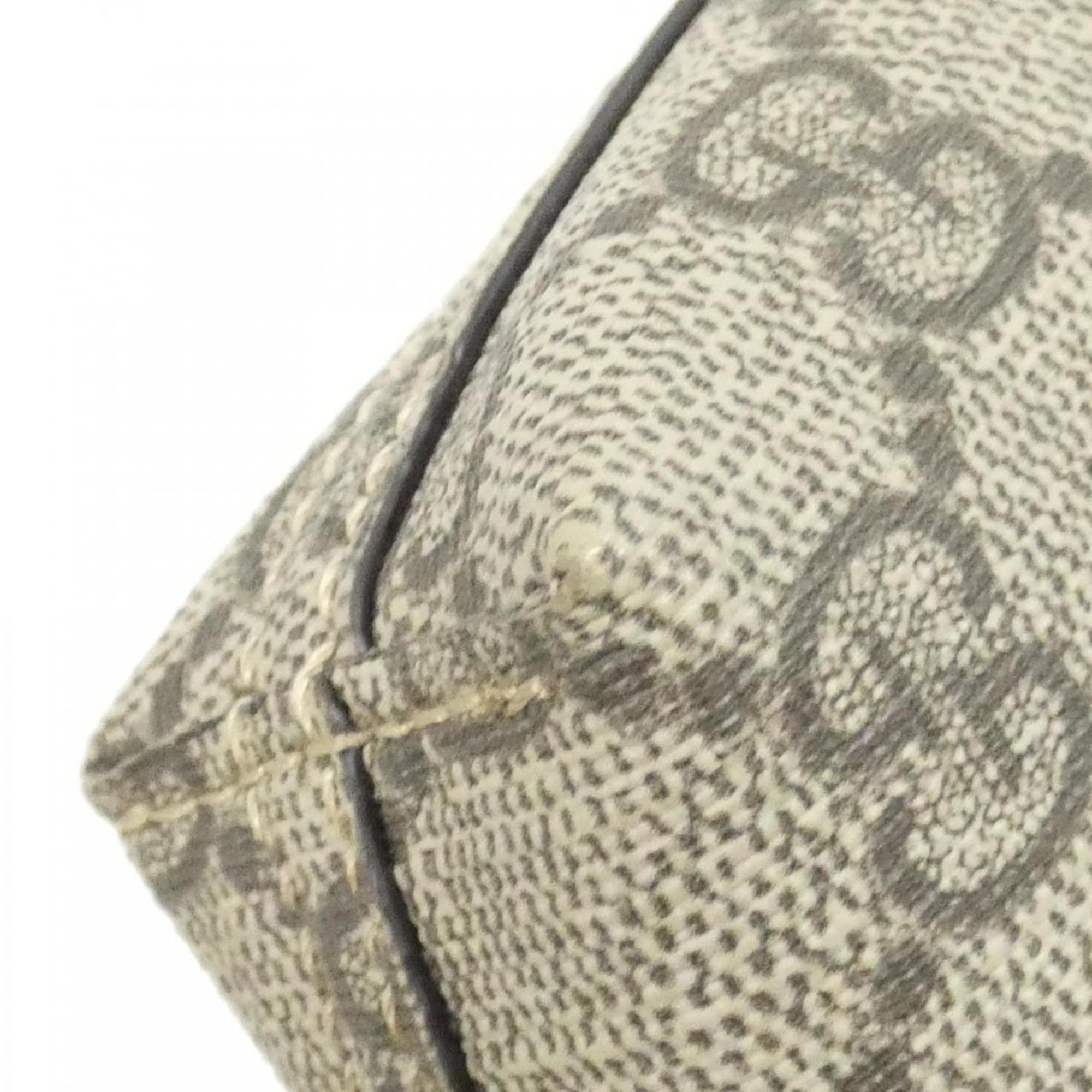 Gucci Beige Brown Gg Supreme Canvas Handbag (Pre-Owned)