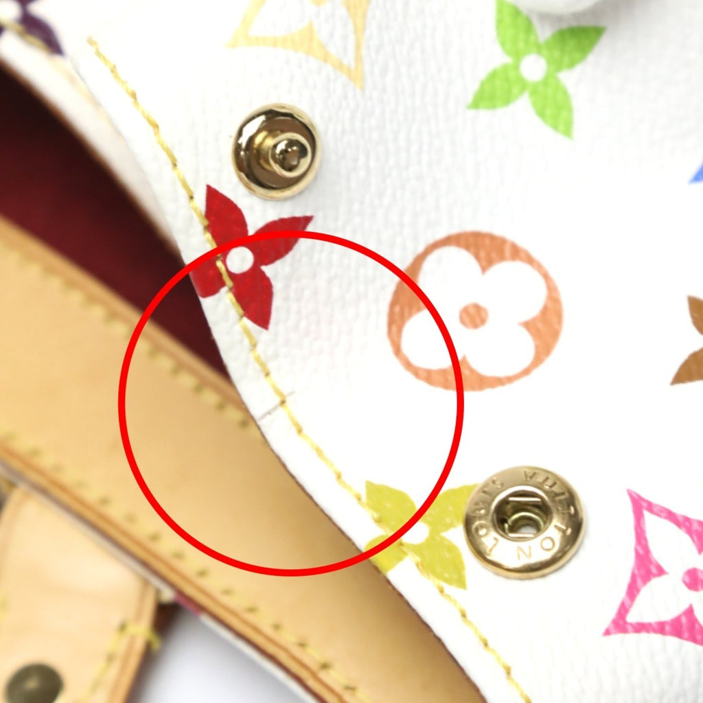 Louis Vuitton Blanc Multi-Color Monogram Multicolore Handbag (Pre-Owned)