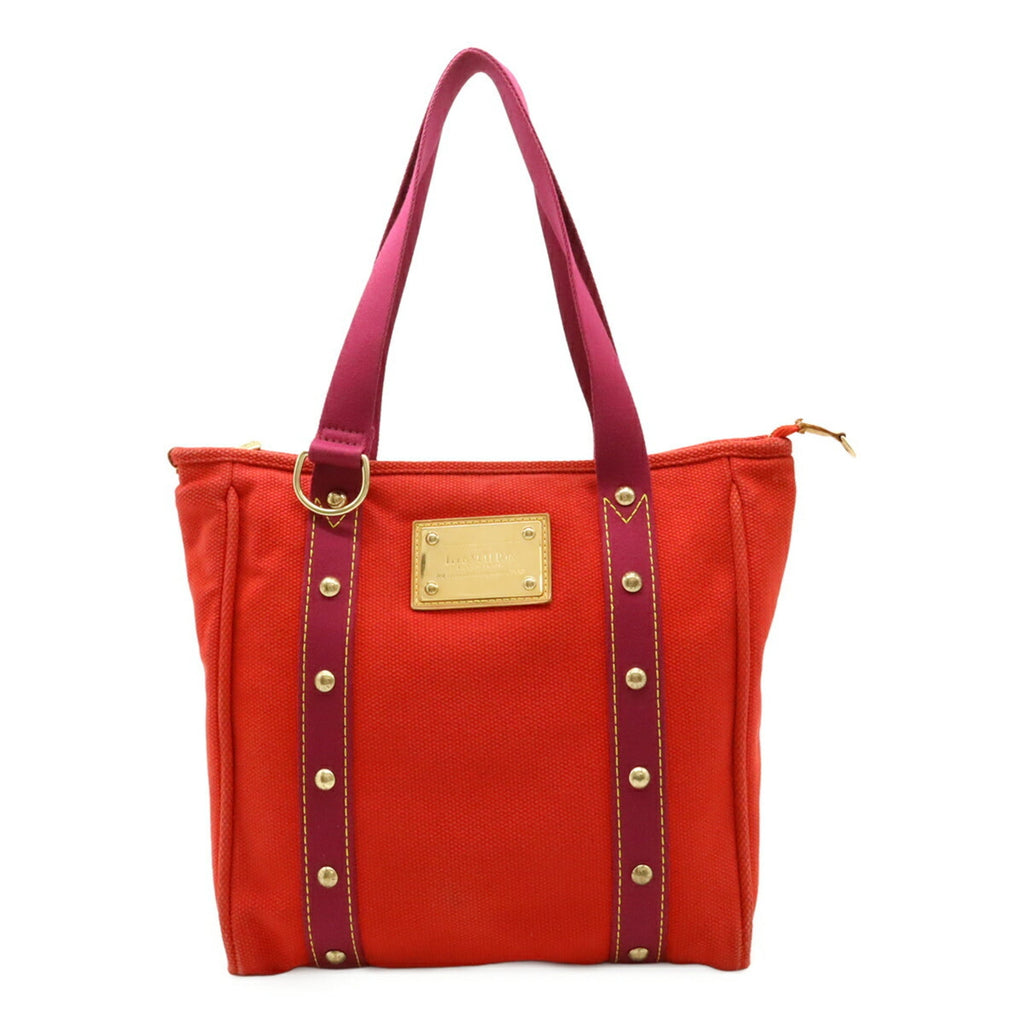 Louis Vuitton Purple Rouge Canvas Shoulder Bag Tote Bag (Pre-Owned)