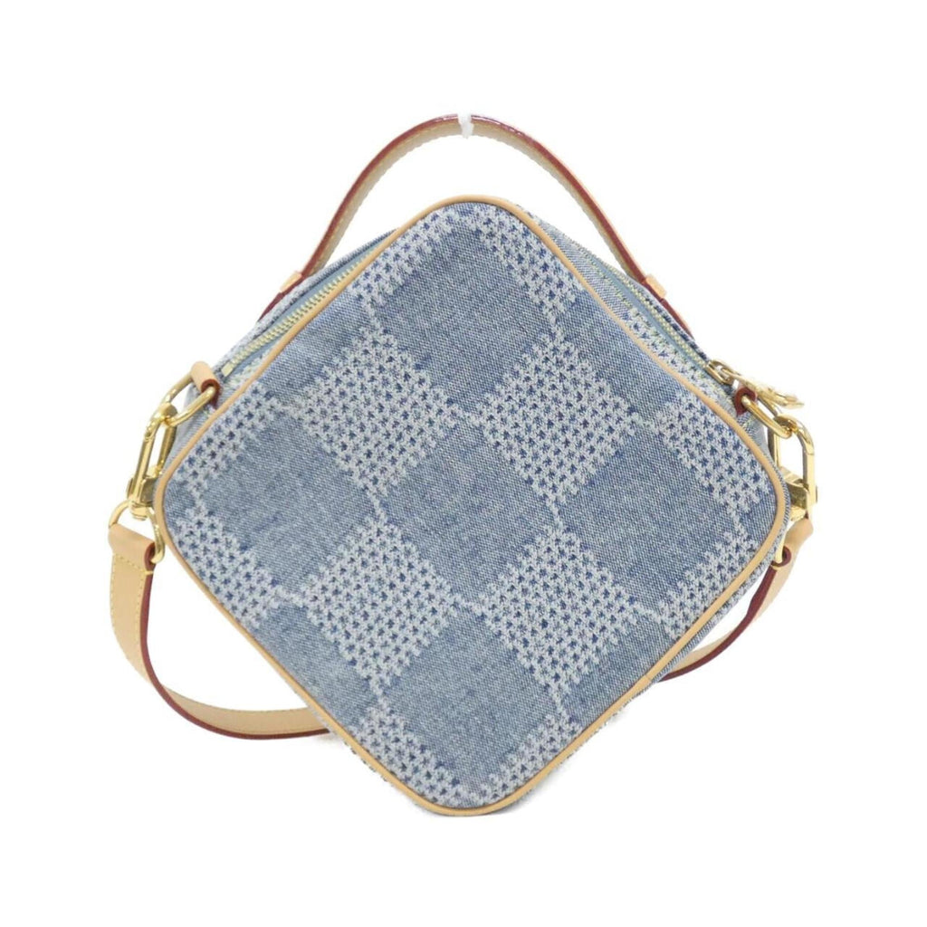 Louis Vuitton Blue Cotton Canvas Shoulder Bag (Pre-Owned)