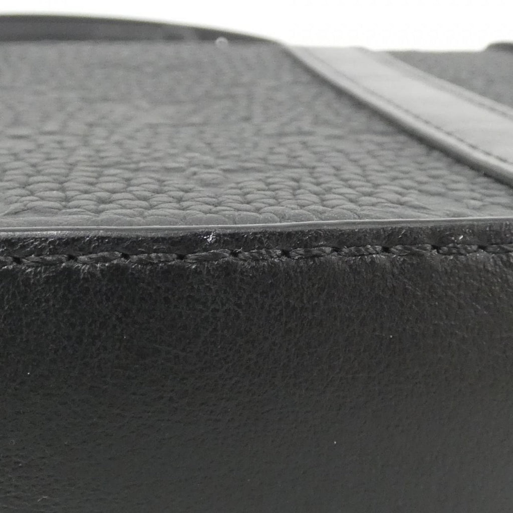 Louis Vuitton Taurillon Black Leather Shoulder Bag (Pre-Owned)