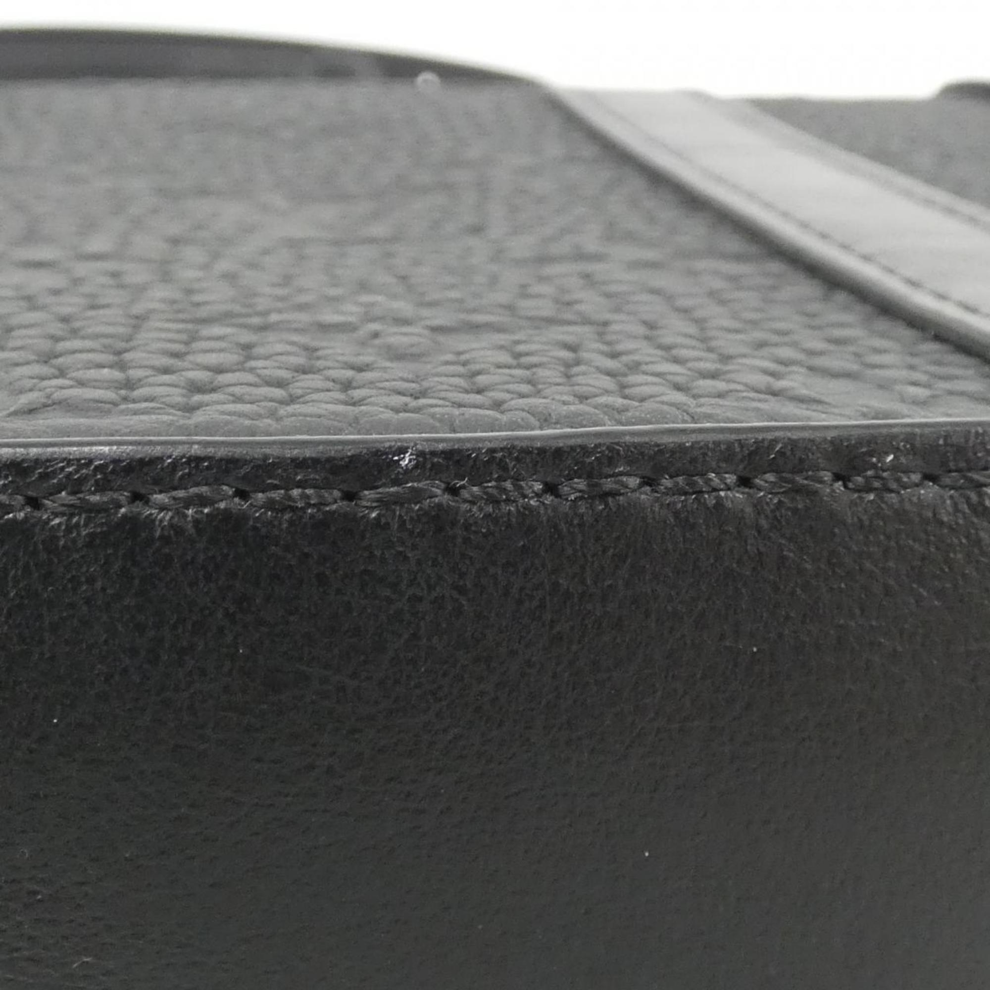 Louis Vuitton Taurillon Black Leather Shoulder Bag (Pre-Owned)