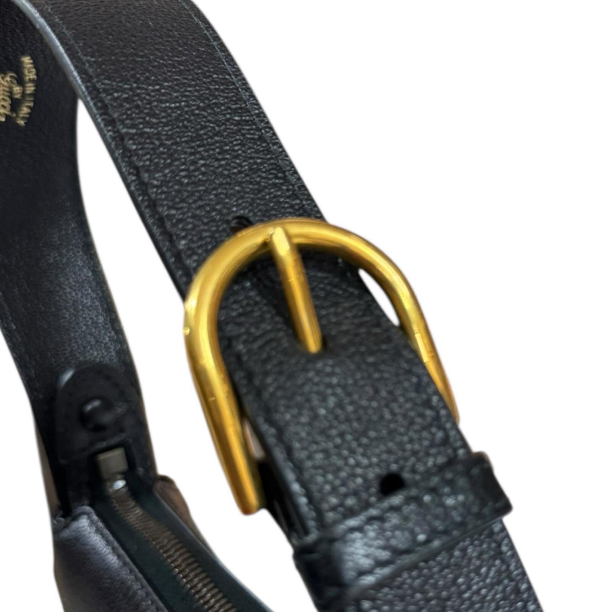 Gucci Black Leather Handbag (Pre-Owned)