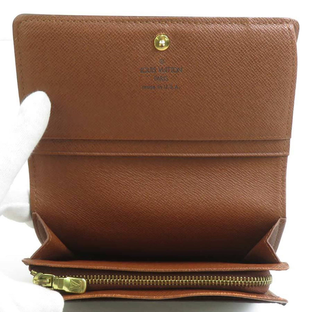 Louis Vuitton Brown Monogram Wallet (Bi-Fold) (Pre-Owned)