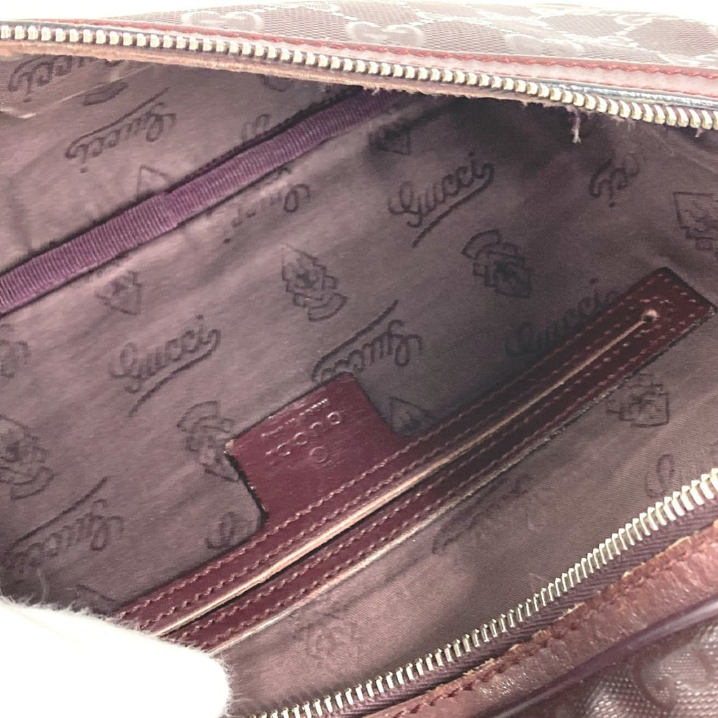 Gucci Purple Pvc Leather Shoulder Bag Sling Bag (Pre-Owned)