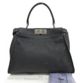 Fendi Black Leather Handbag (Pre-Owned)