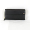 Gucci Black Leather Long Wallet (Bi-Fold) (Pre-Owned)