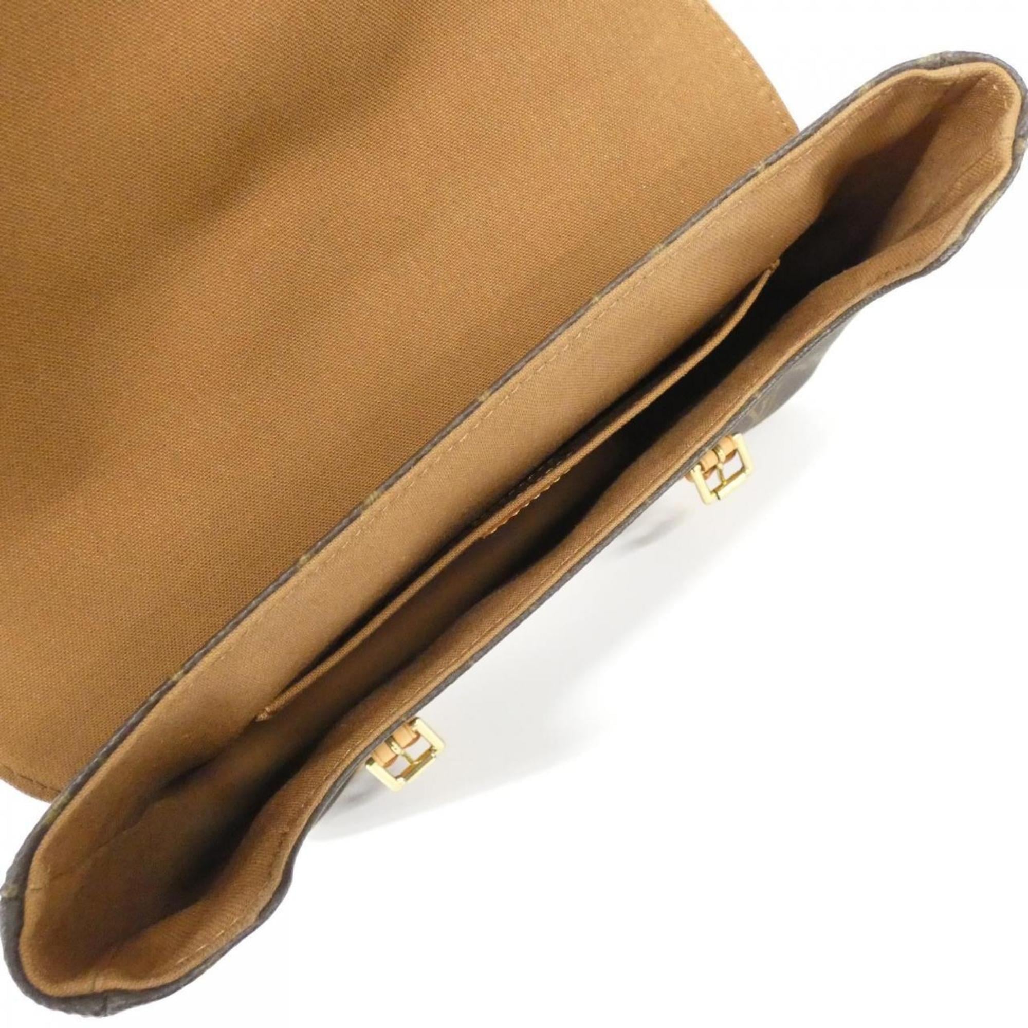 Louis Vuitton Marron Coated Canvas Backpack (Pre-Owned)