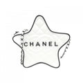 Chanel Black White Satin Shoulder Bag (Pre-Owned)