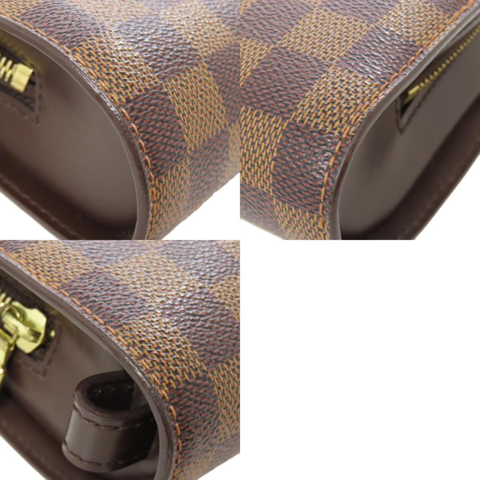 Louis Vuitton Brown Damier Canvas Clutch Bag (Pre-Owned)