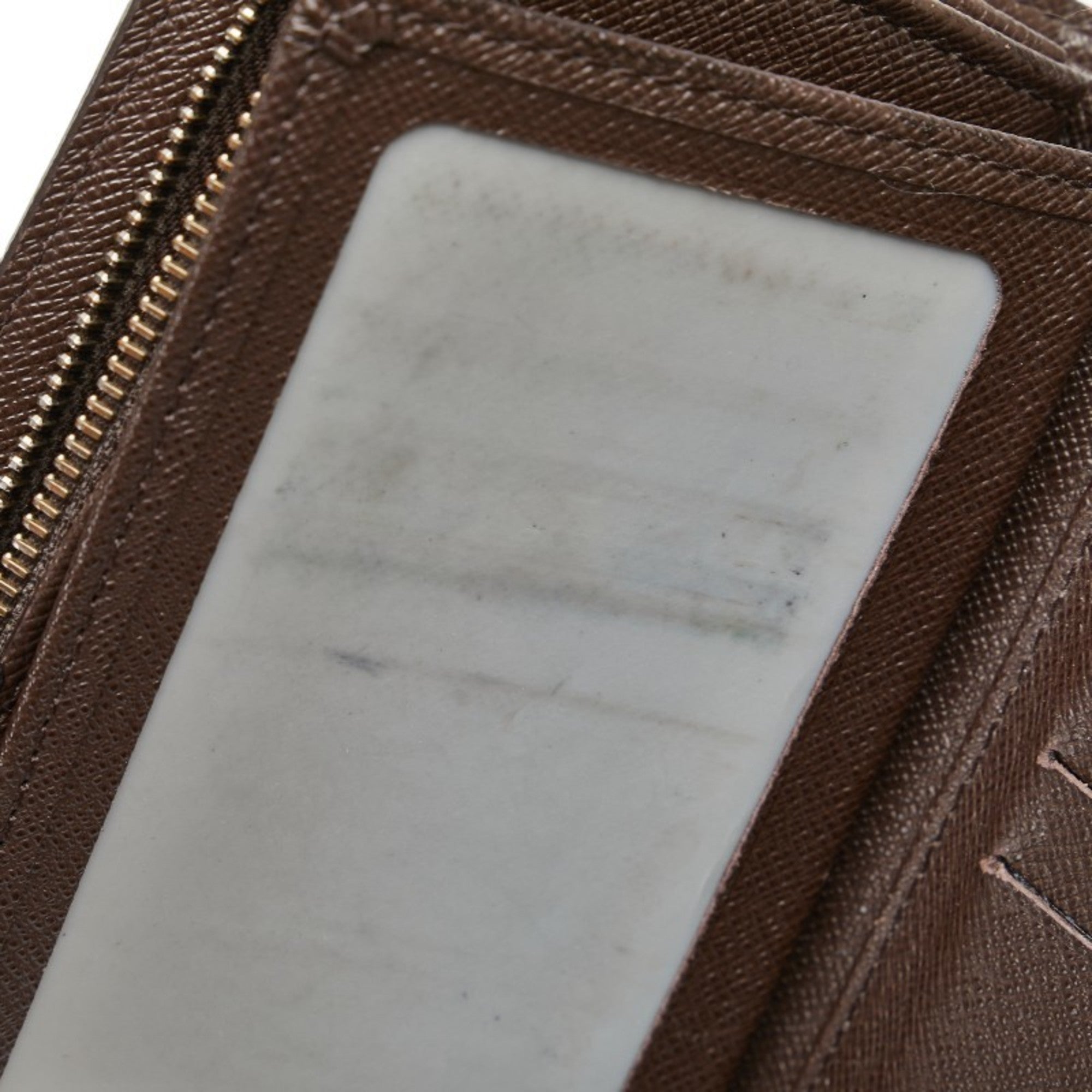 Louis Vuitton Damier Brown Pvc Wallet (Tri-Fold) (Pre-Owned)