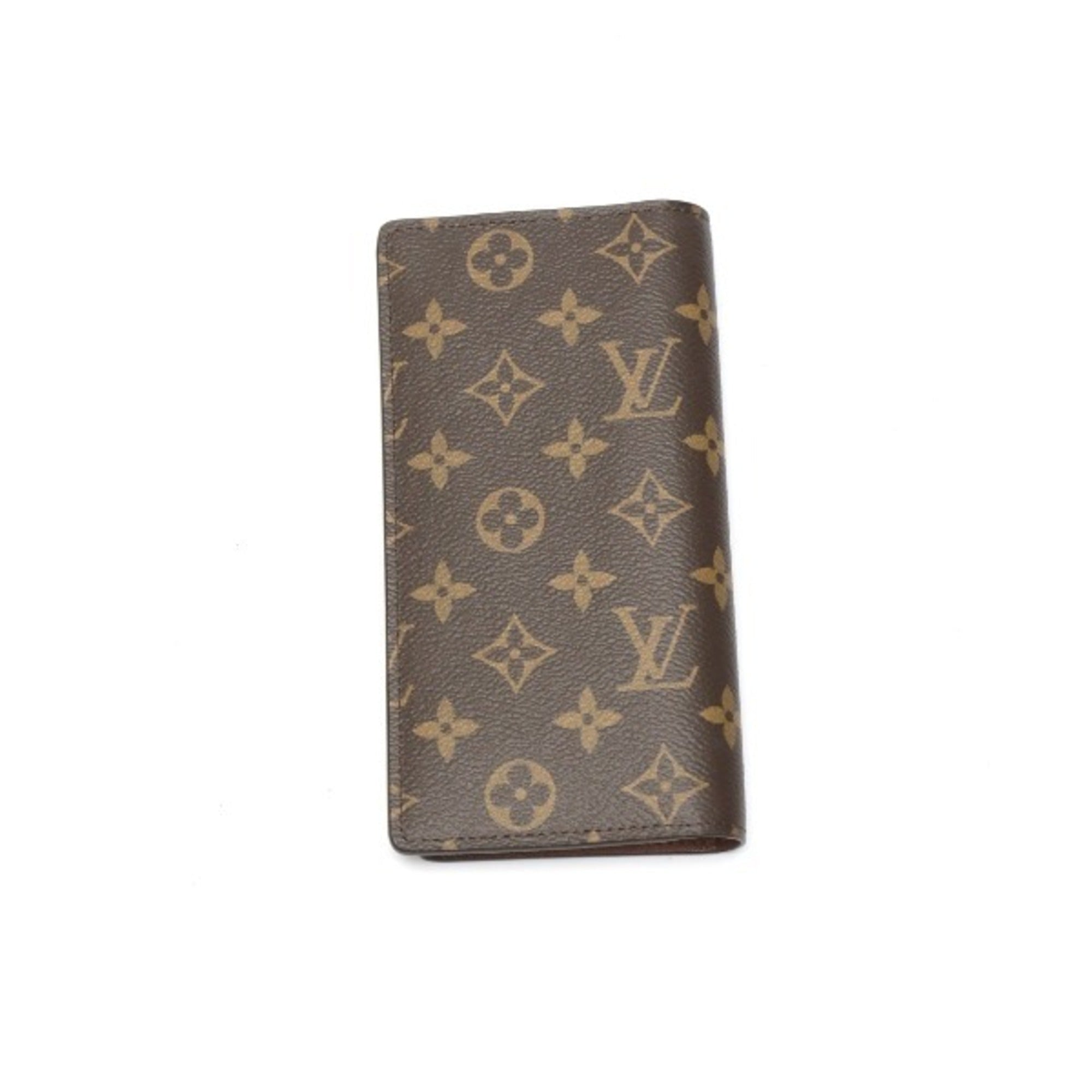 Louis Vuitton Monogram Brown Monogram Long Wallet (Bi-Fold) (Pre-Owned)