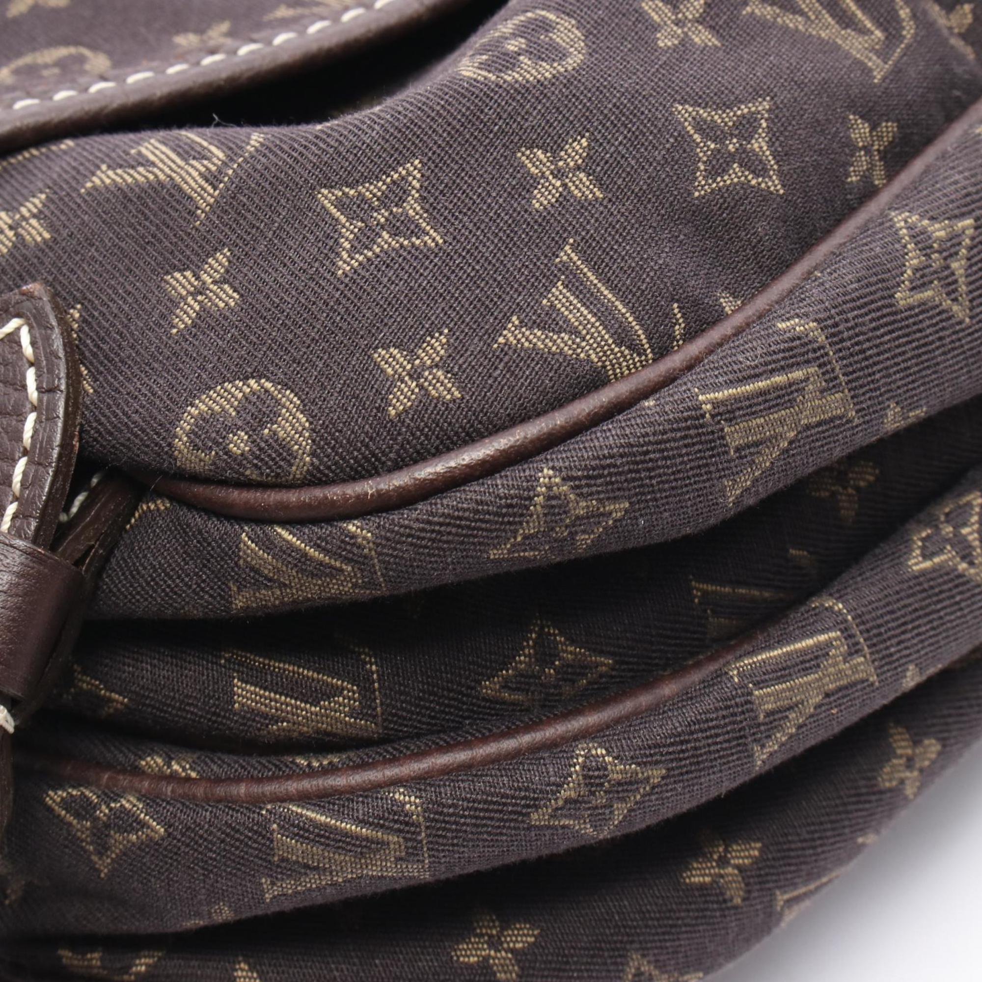 Louis Vuitton Brown Canvas Monogram Mini Leather Shoulder Bag (Pre-Owned)