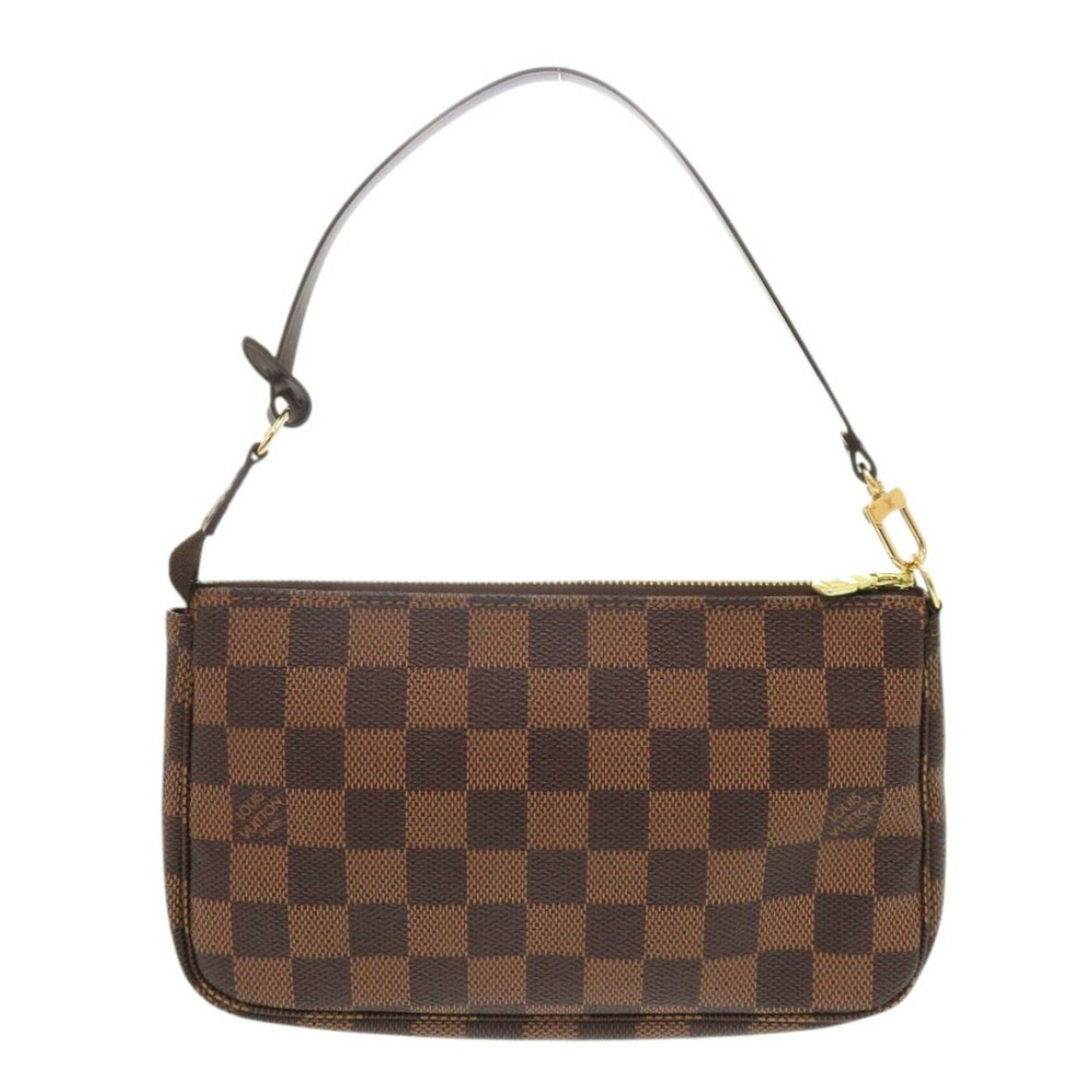 Louis Vuitton Brown Damier Canvas Pochette Pouch (Pre-Owned)