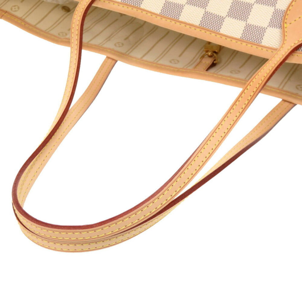 Louis Vuitton White Damier Azur Tote Bag (Pre-Owned)