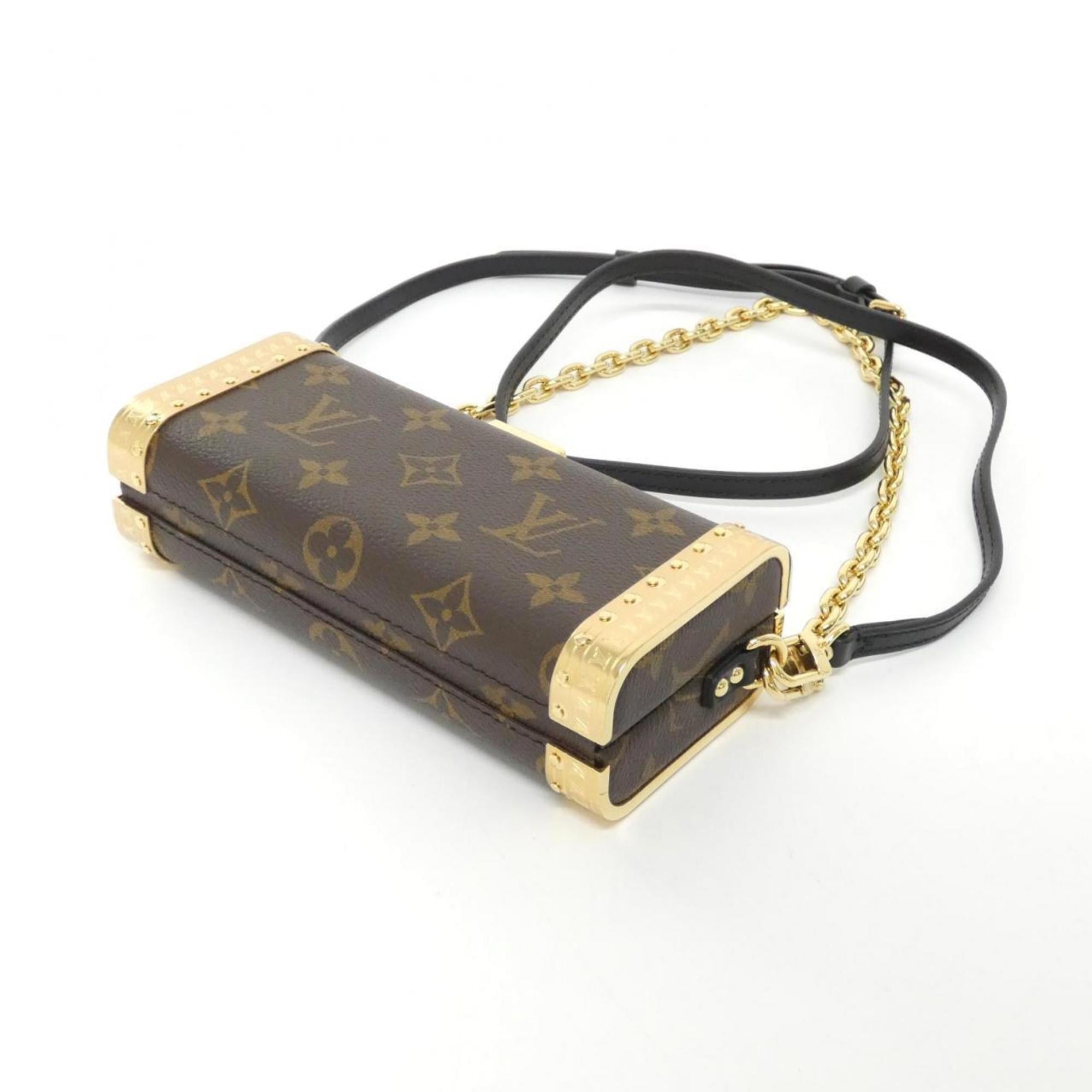 Louis Vuitton Monogram Marron Coated Canvas Handbag (Pre-Owned)