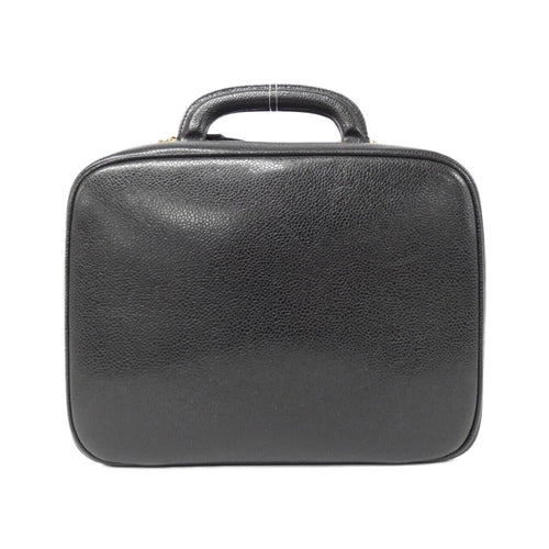 Chanel Black Caviar Leather Handbag (Pre-Owned)