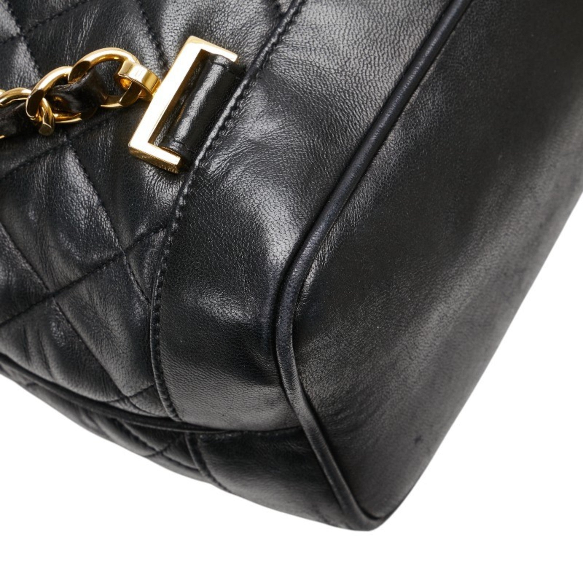 Chanel Black Leather Backpack (Pre-Owned)