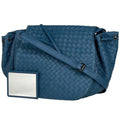 Bottega Veneta Blue Leather Shoulder Bag (Pre-Owned)