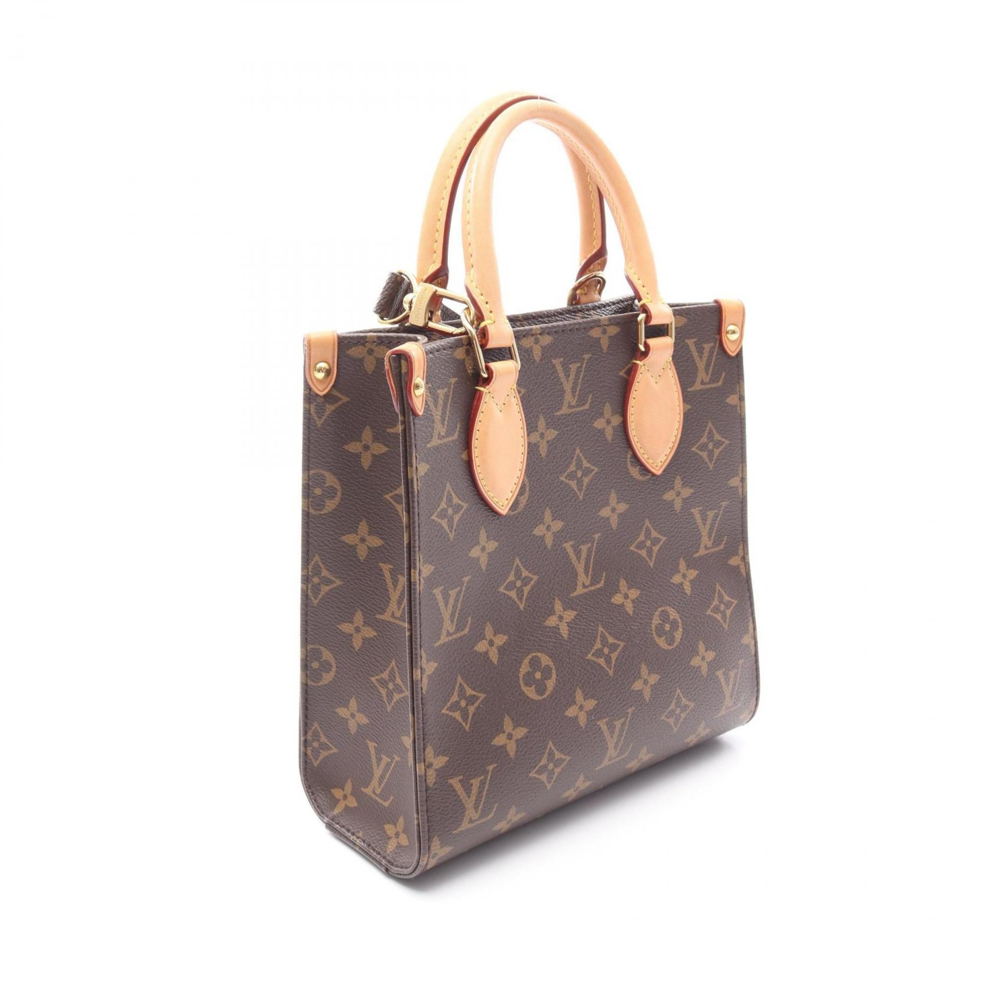 Louis Vuitton Brown Coated Canvas Leather Handbag (Pre-Owned)