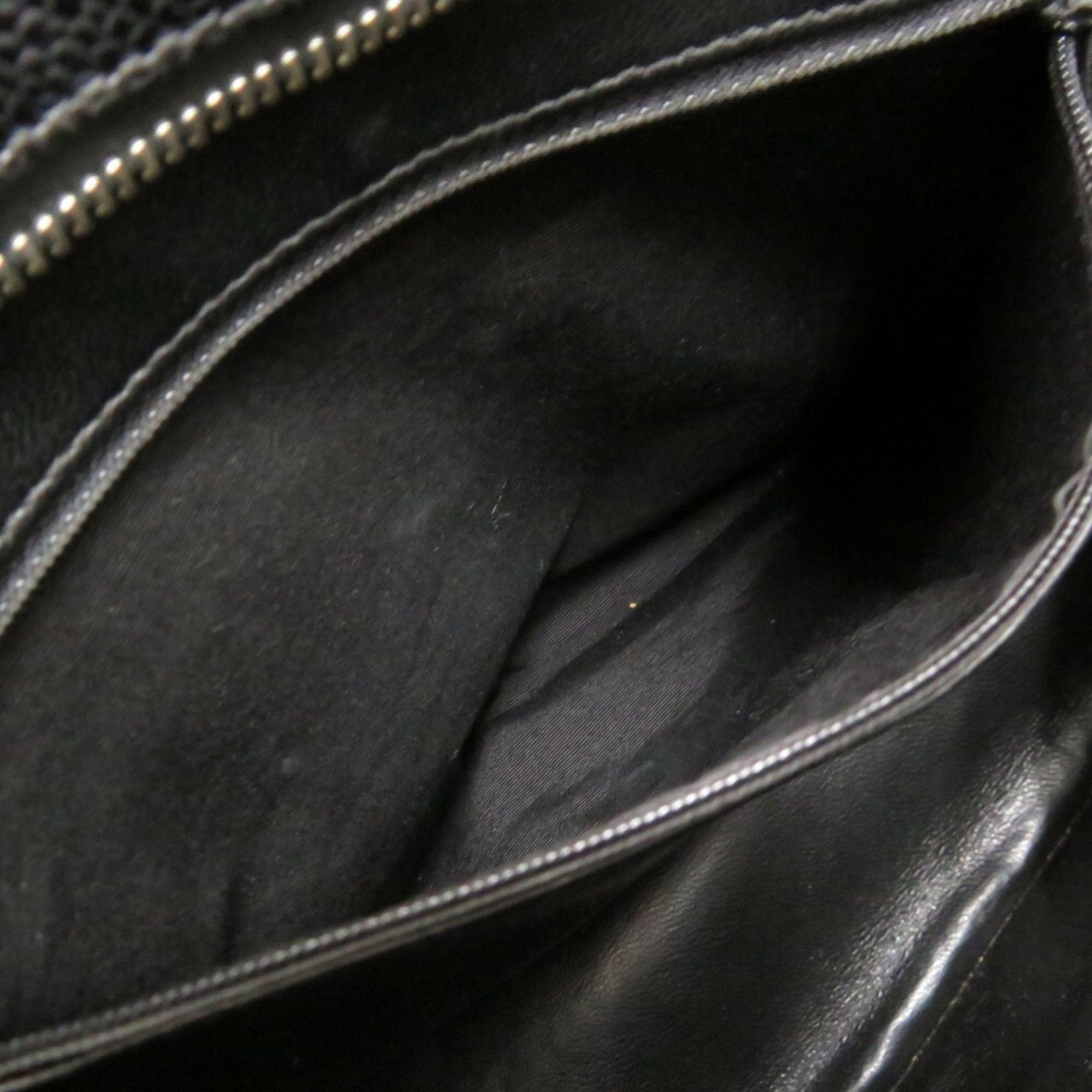 Chanel Black Grained Calfskin Tote Bag (Pre-Owned)