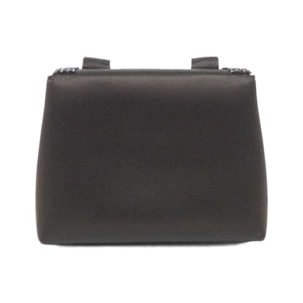 Chanel Brown Satin Beads Shoulder Bag (Pre-Owned)