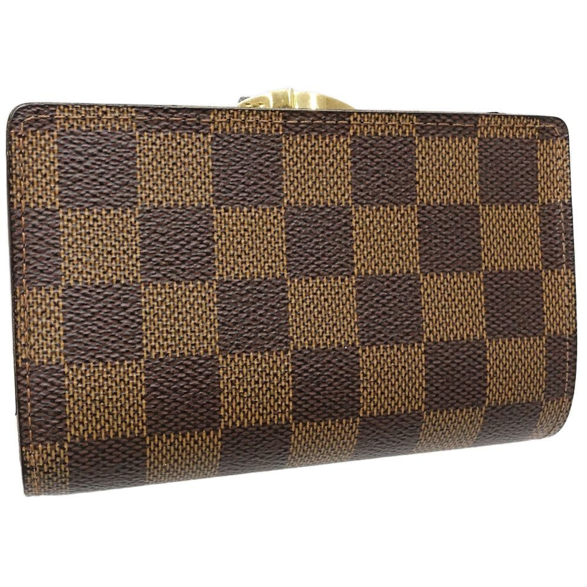 Louis Vuitton Damier Ebene Canvas Wallet (Bi-Fold) (Pre-Owned)