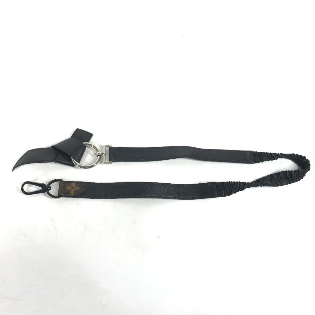 Louis Vuitton Black Leather Chain/Shoulder Wallet (Pre-Owned)