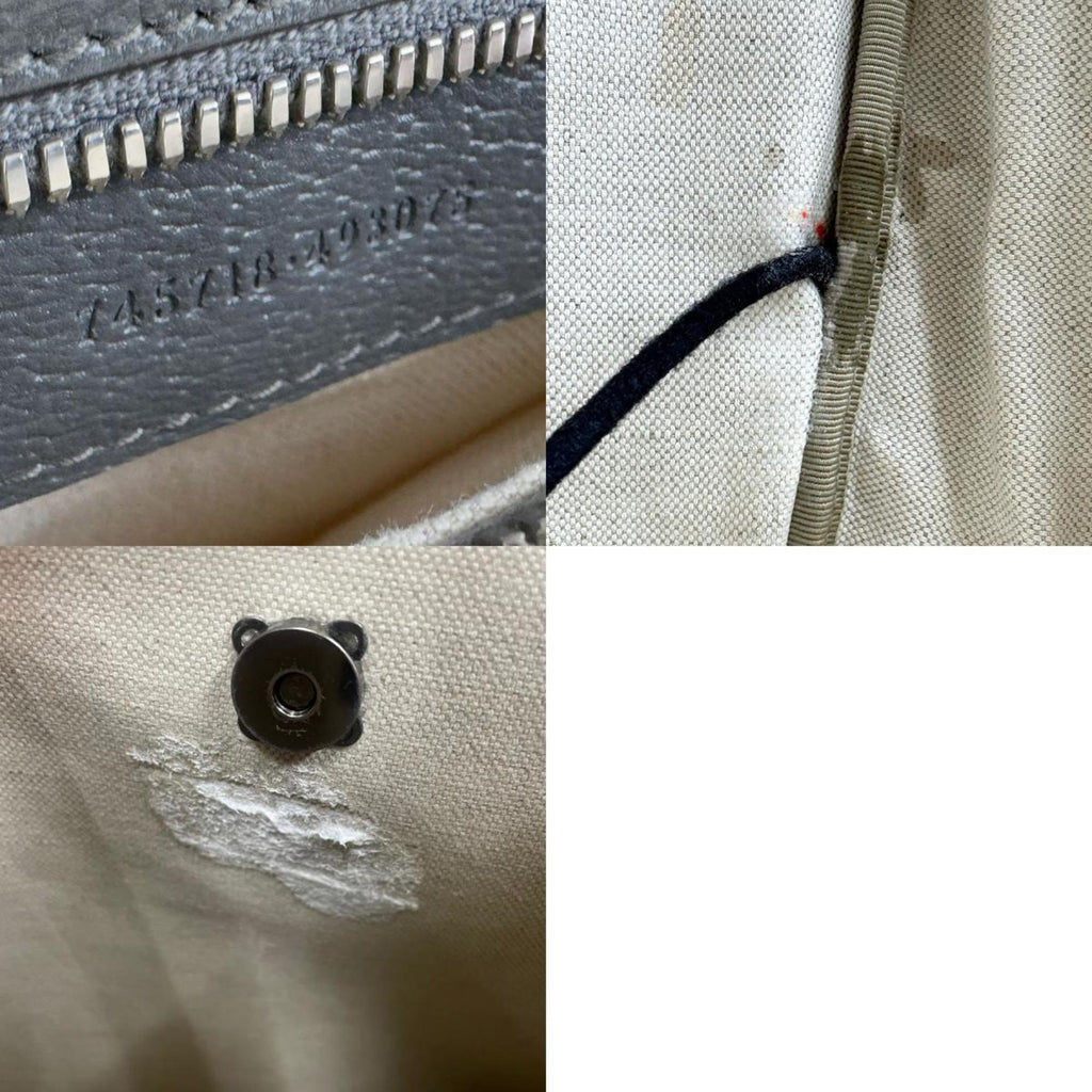 Gucci Gray Gg Supreme Backpack (Pre-Owned)