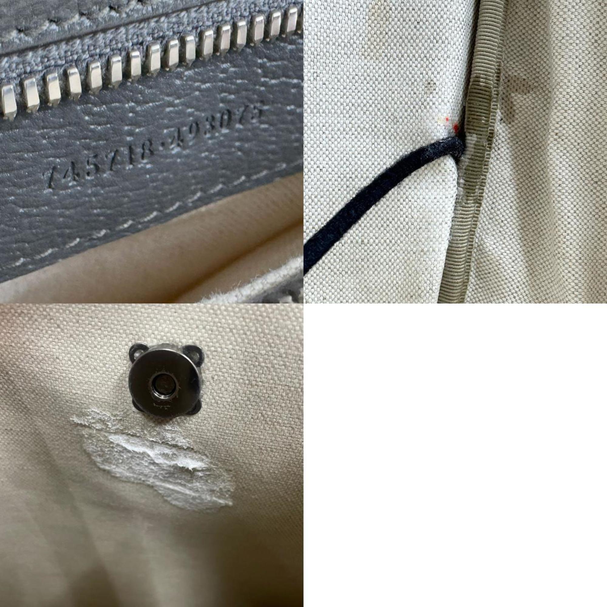 Gucci Gray Gg Supreme Backpack (Pre-Owned)