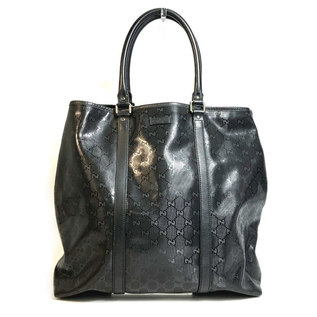 Gucci Black Gg Imprimé Tote Bag (Pre-Owned)