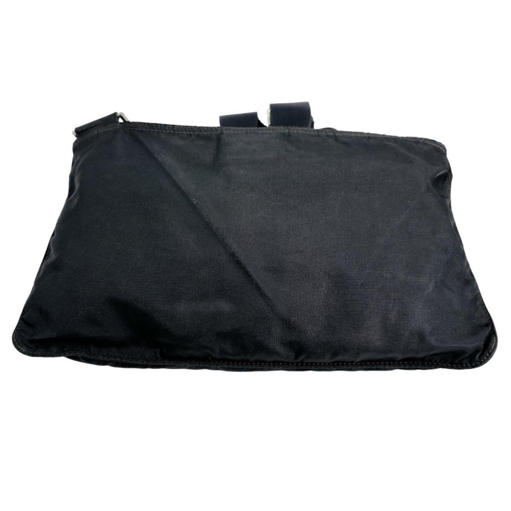 Prada Black Nylon Shoulder Bag Sling Bag (Pre-Owned)