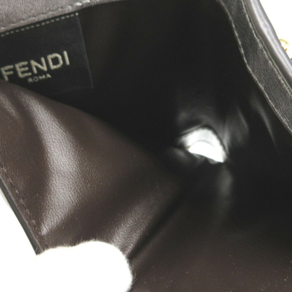 Fendi Silver Leather Wallet (Bi-Fold) (Pre-Owned)