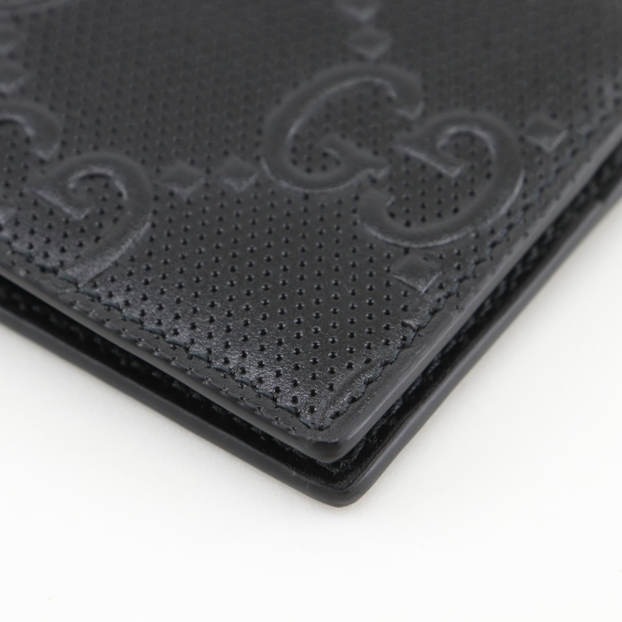 Gucci Black Leather Coin Purse/Coin Case (Pre-Owned)