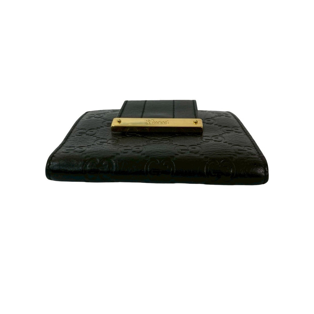 Gucci Black Leather Wallet (Bi-Fold) (Pre-Owned)