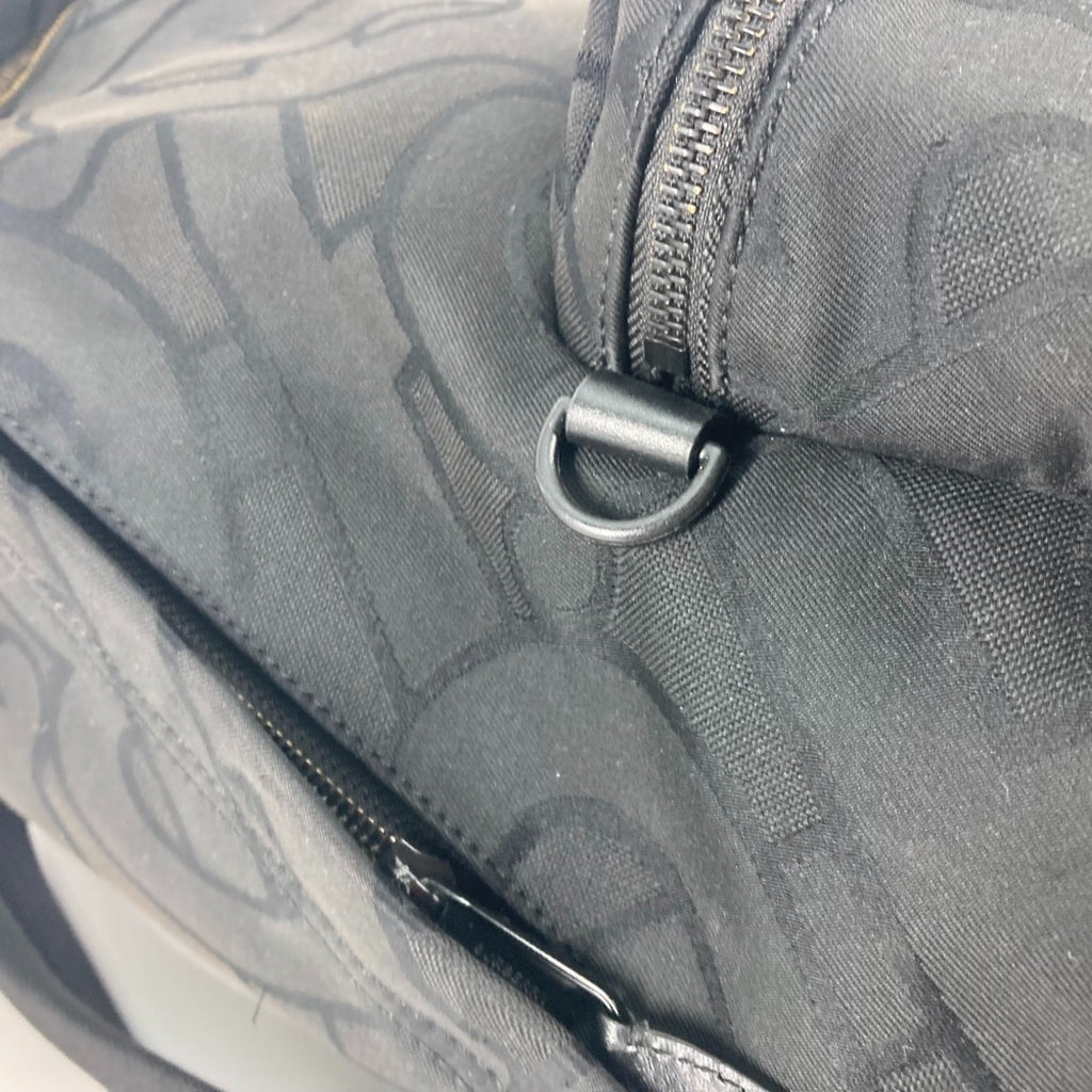 Burberry Black Canvas Leather Backpack (Pre-Owned)