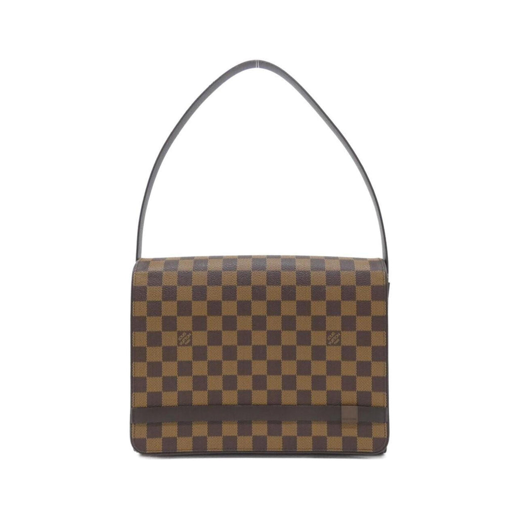 Louis Vuitton Damier Canvas Ebene Damier Canvas Shoulder Bag (Pre-Owned)