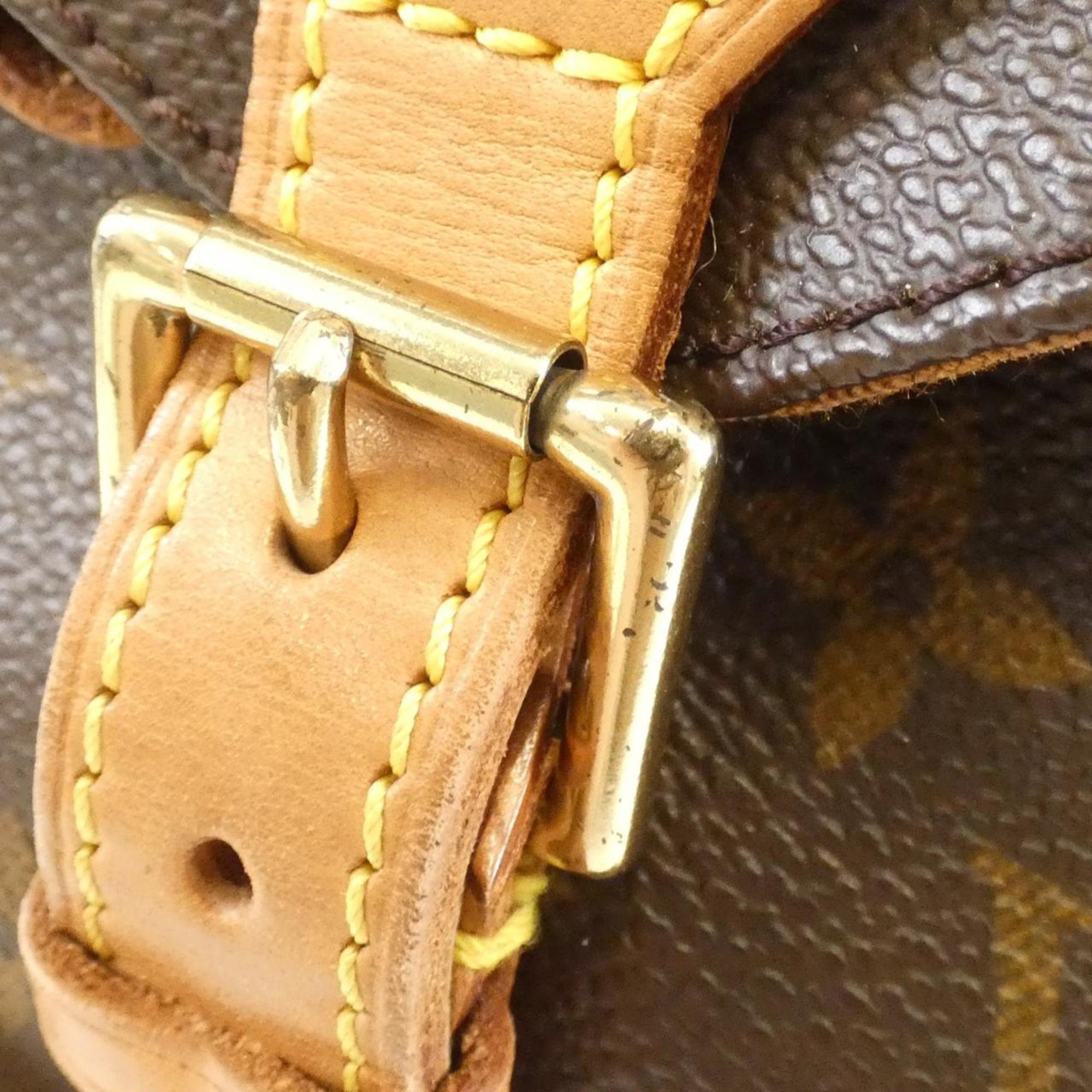Louis Vuitton Monogram Marron Coated Canvas Backpack (Pre-Owned)
