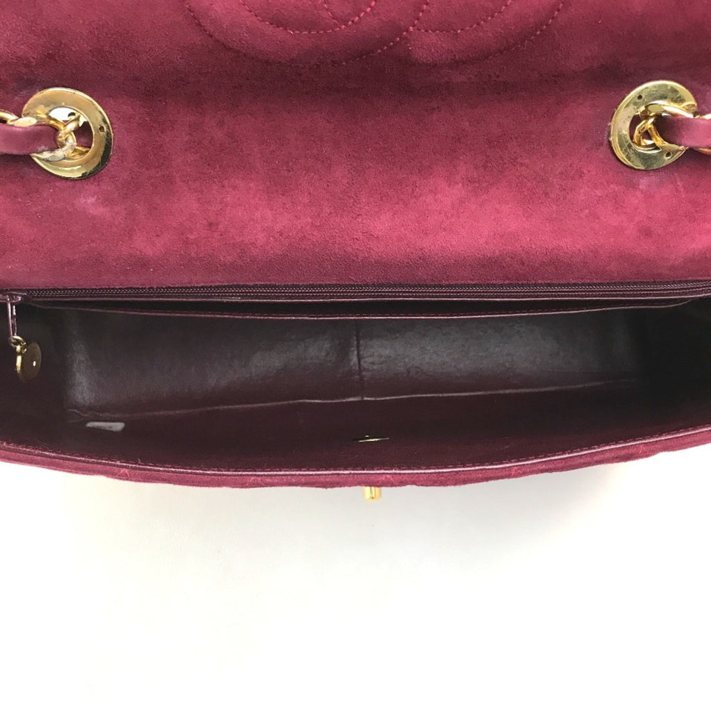 Chanel Red Leather Shoulder Bag (Pre-Owned)